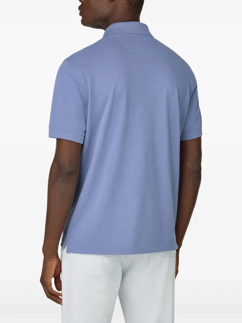 Boggi Milano Piqué poloshirt Blauw