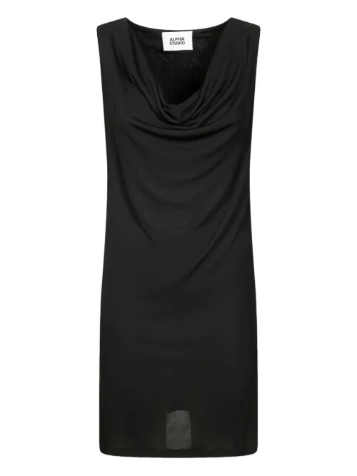 Robe courte à effet de transparence - ALPHA STUDIO - Modalova