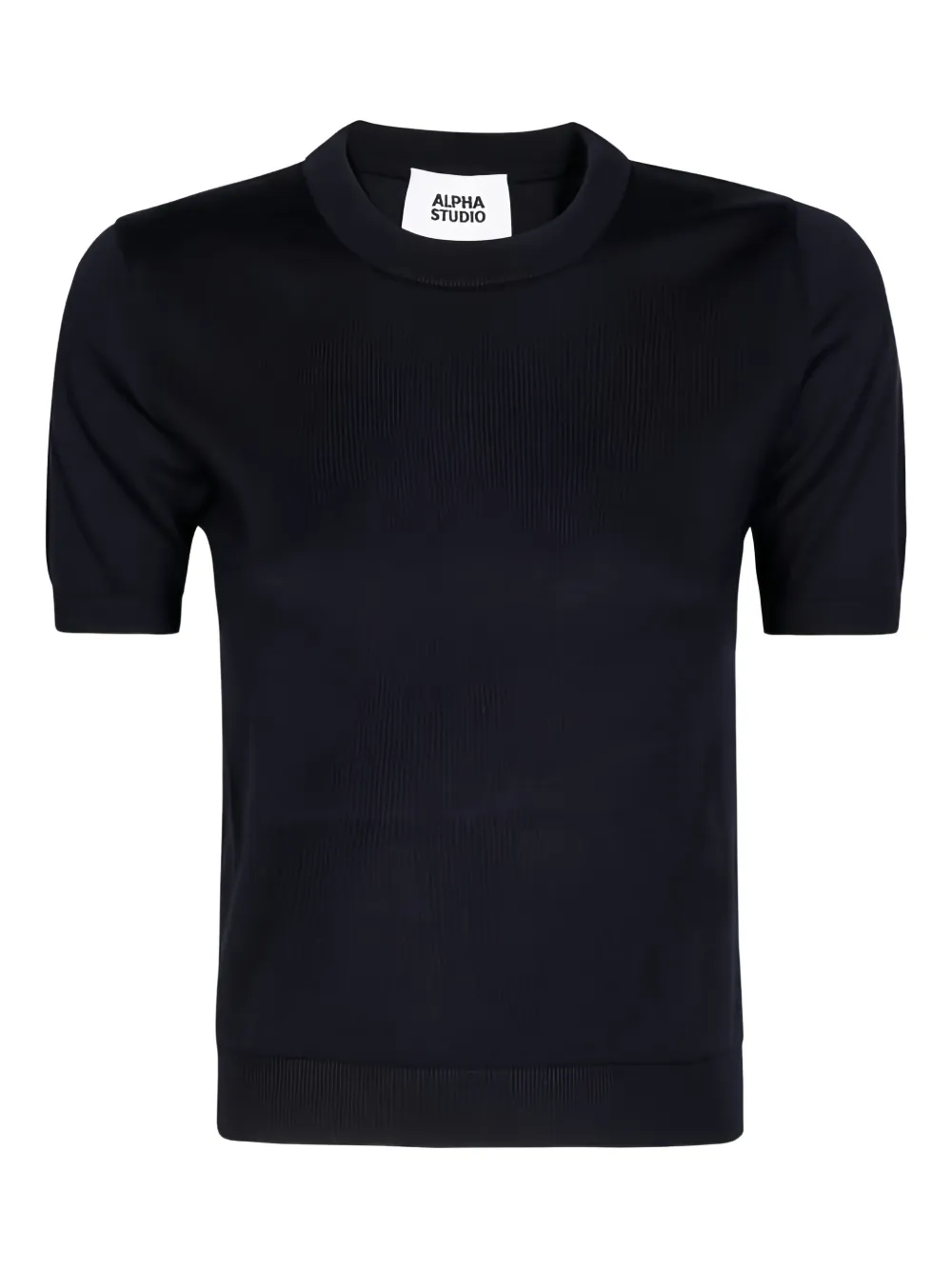 ALPHA STUDIO round-neck T-shirt - ブルー ALPHA STUDIO round-neck T-shirt - ブルー