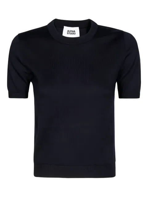 ALPHA STUDIO round-neck T-shirt 