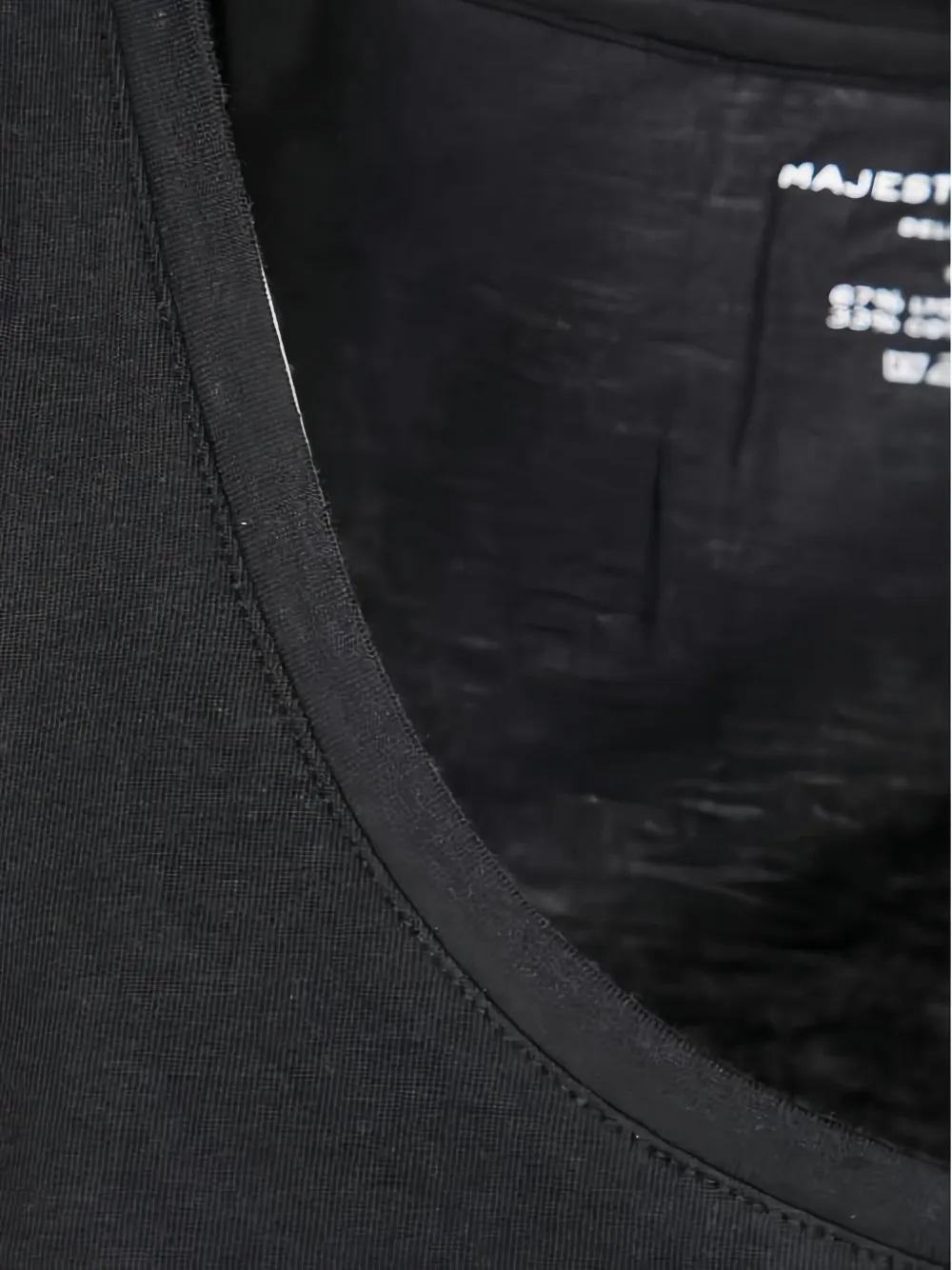 Majestic Filatures Jersey tanktop Zwart