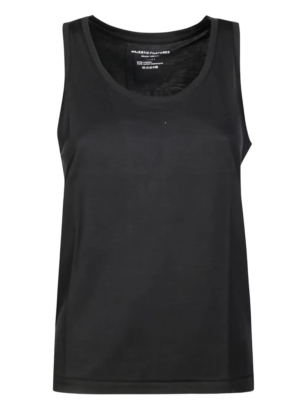 Majestic Filatures Jersey tanktop Zwart