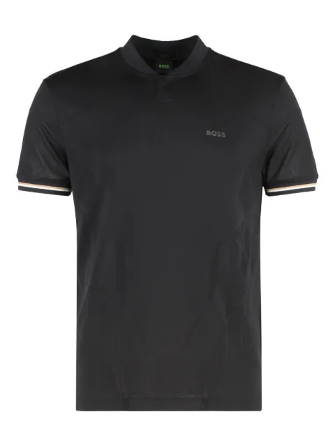 BOSS contrasting-trim T-shirt