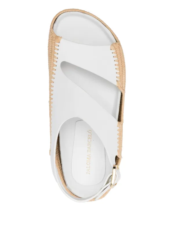 Paloma Barceló Tullie Sandals | White | FARFETCH TH