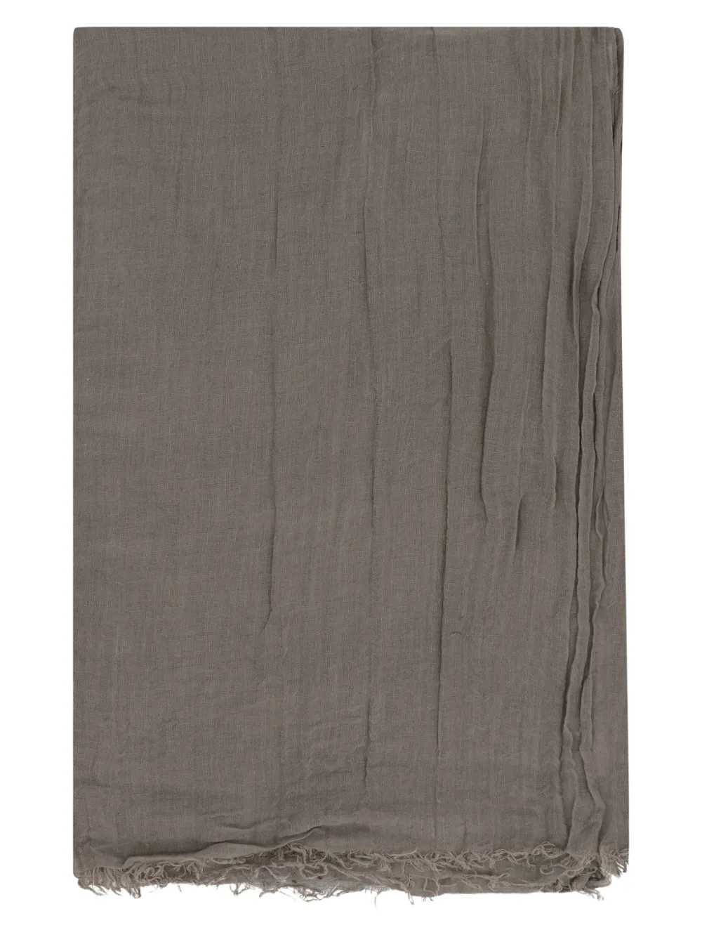 Rick Owens écharpe à effet froissé | gris | Image 1