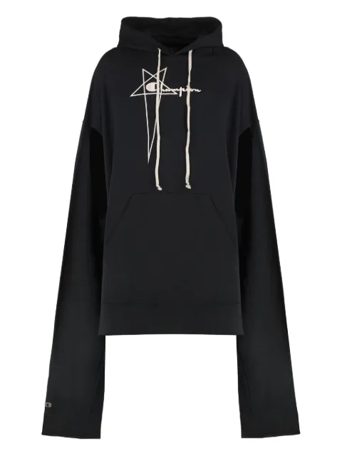 Rick Owens X Champion hoodie con logo de Supreme x Champion