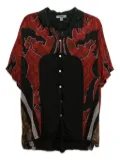 Stain Shade graphic-print shirt - Black
