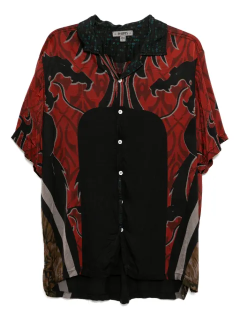 Stain Shade graphic-print shirt