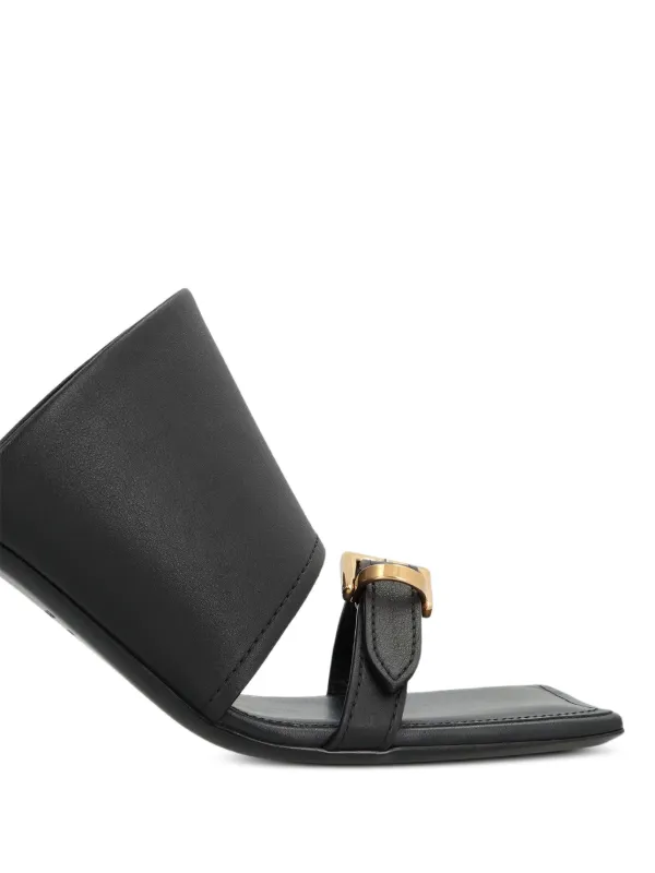 パンプス BALENCIAGA Women Sandals 785784WAD4E 1081 Black Balenciaga 80mm Bel Air Sandals | Black | FARFETCH