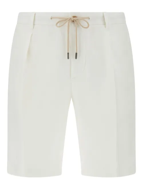 Boggi Milano bermuda en lin - Blanc - Boggi Milano - Modalova