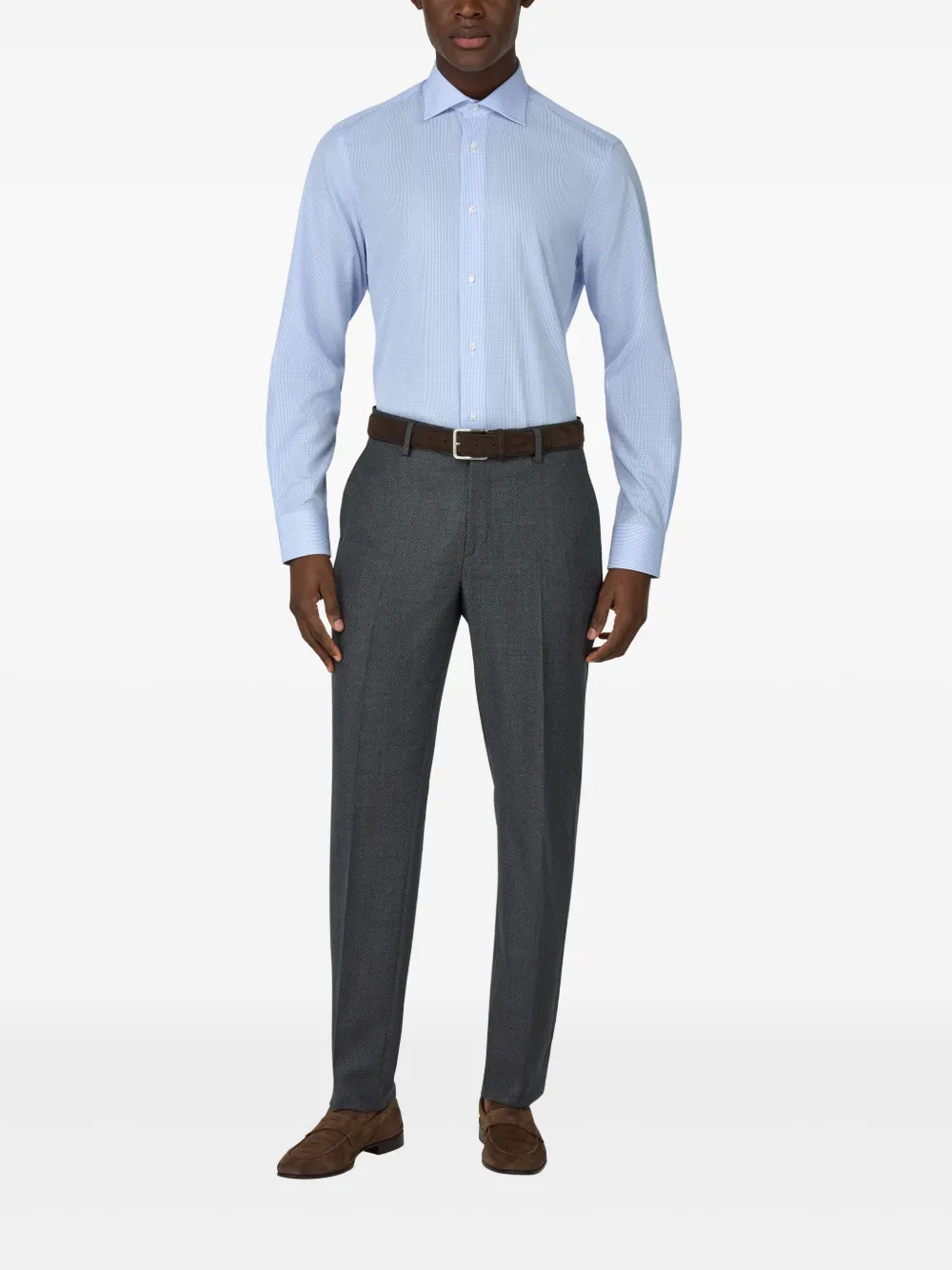 Boggi Milano slim-fit cotton shirt | Image 2