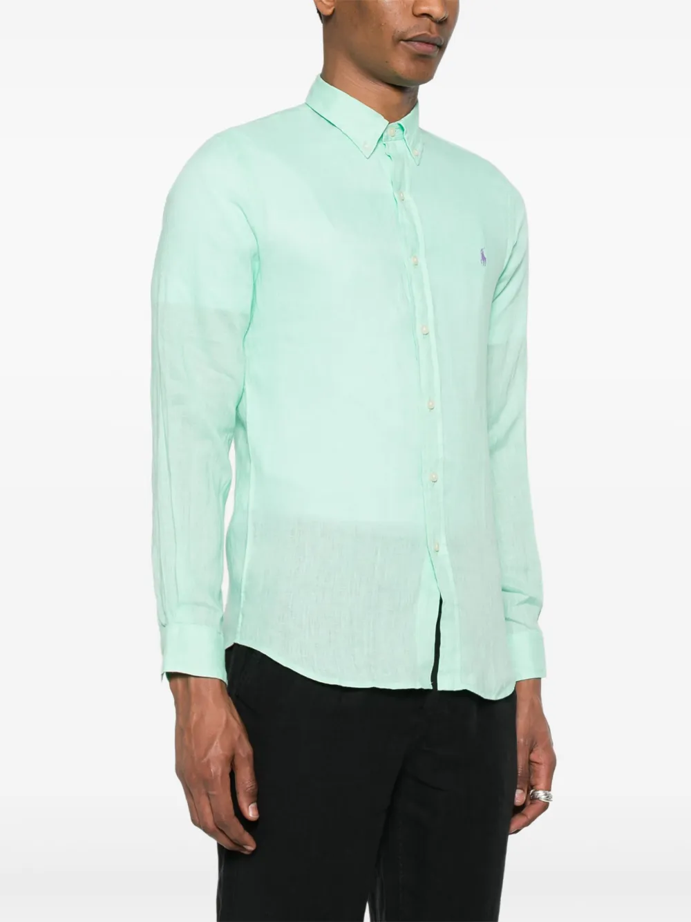 Polo Ralph Lauren Linnen overhemd Groen