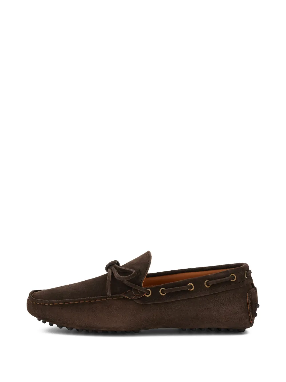 Boggi Milano Wind suede loafers Brown