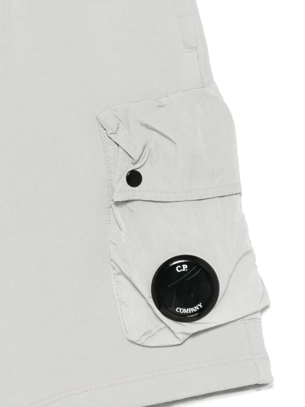 C.P. Company Kids Shorts met Lens-detail Grijs