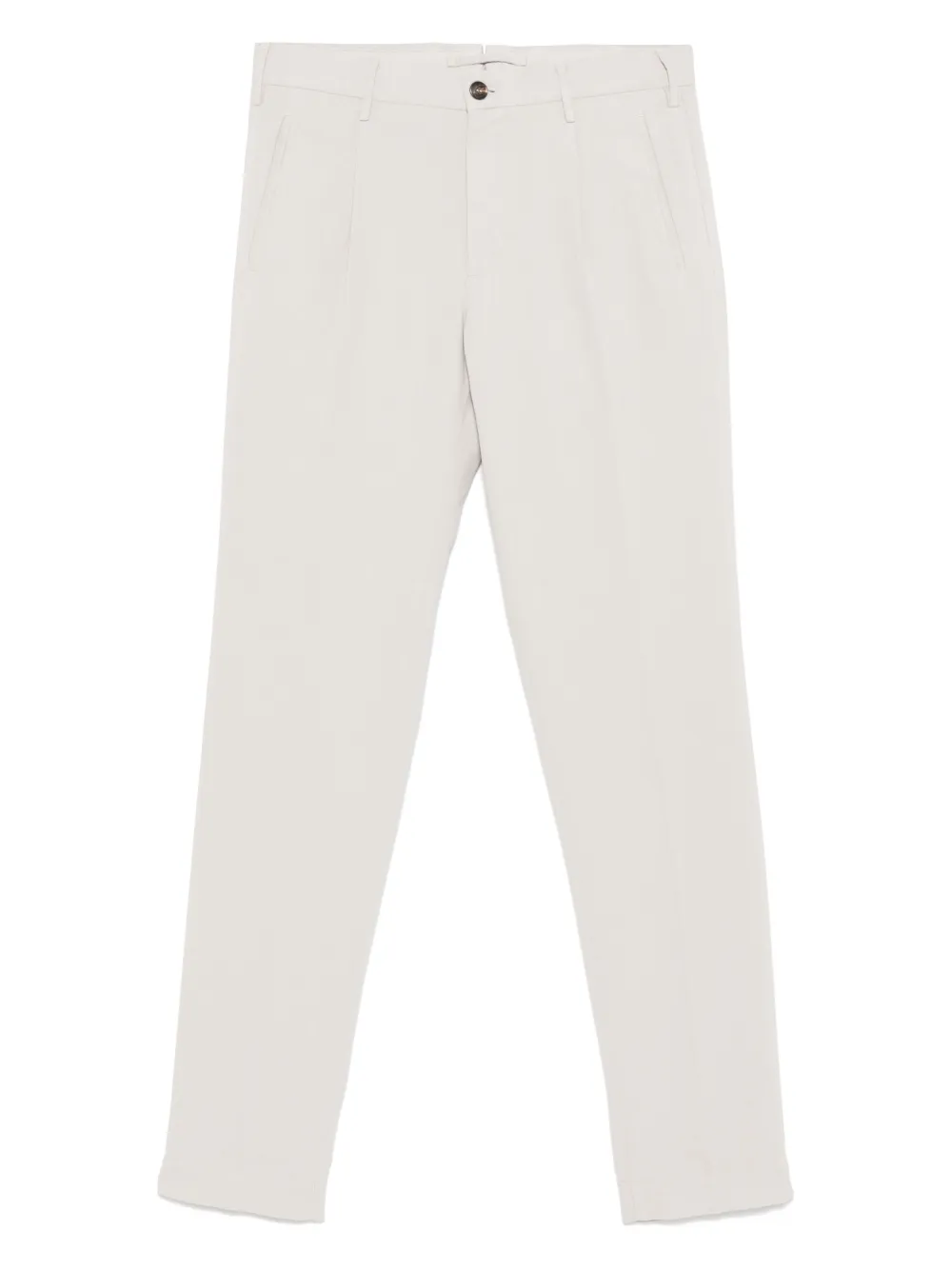 Incotex Broek met geplooid detail Beige