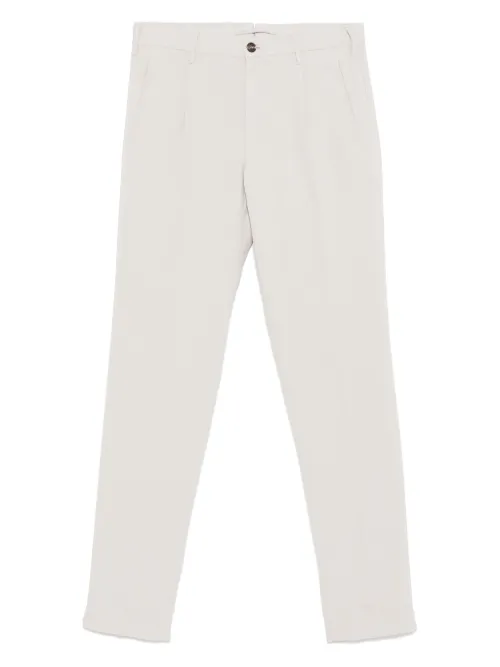 Pantalon à détails plissés - Incotex - Modalova