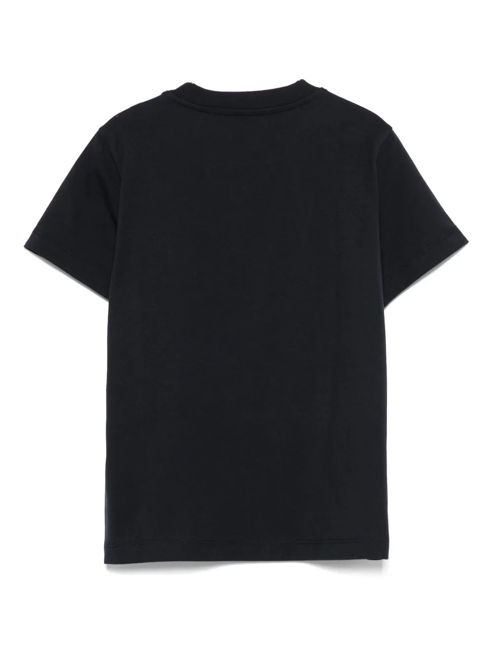 Moncler Enfant T-shirt met borduurwerk Blauw