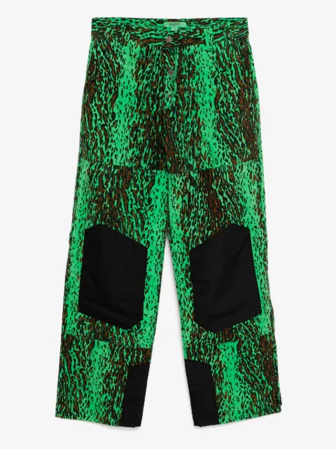 Stain Shade Hose mit Leoparden-Print
