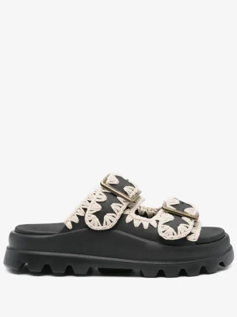 Mou Eva sandalen met gesp