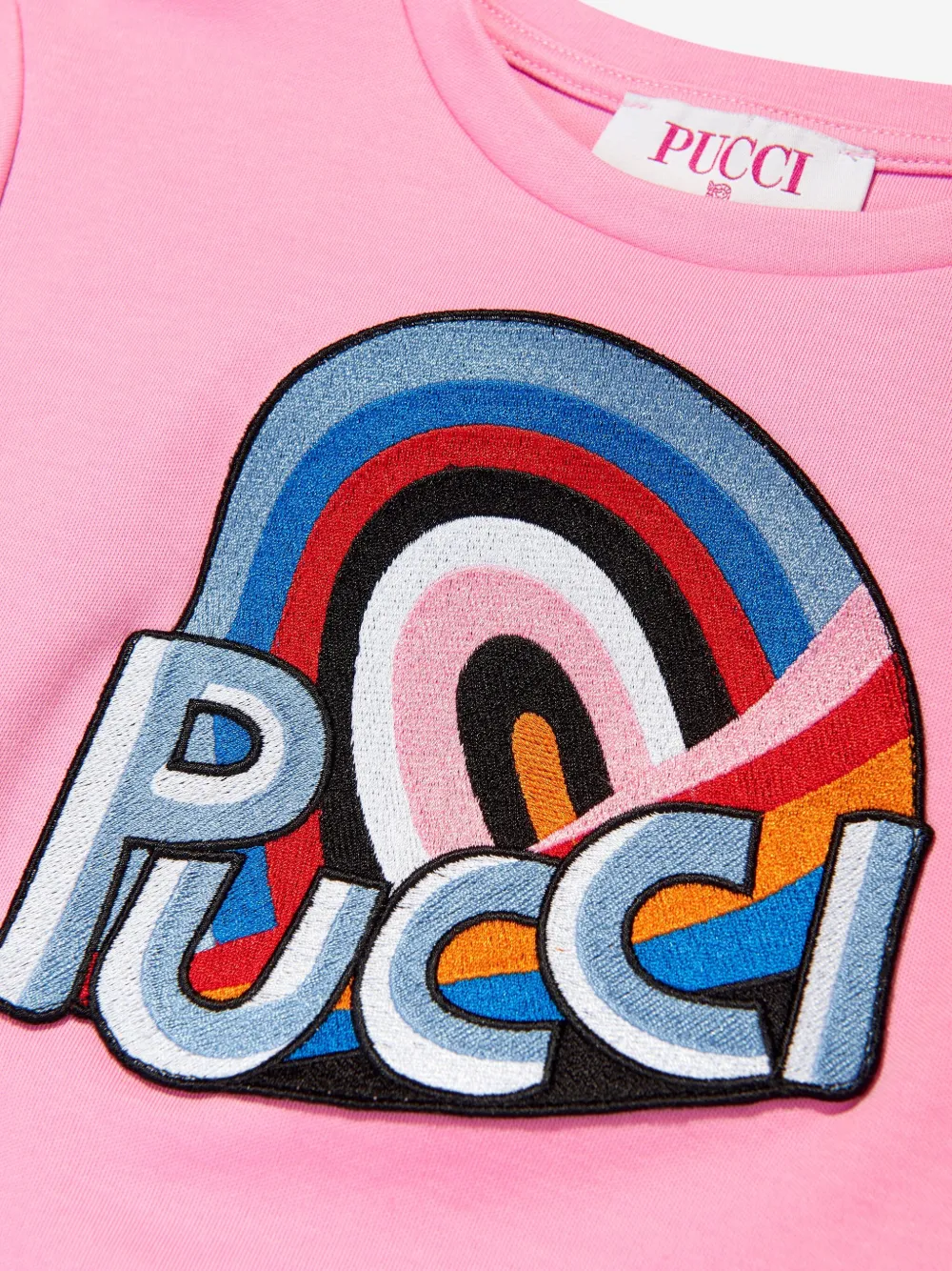 PUCCI Junior Katoenen jurk Roze