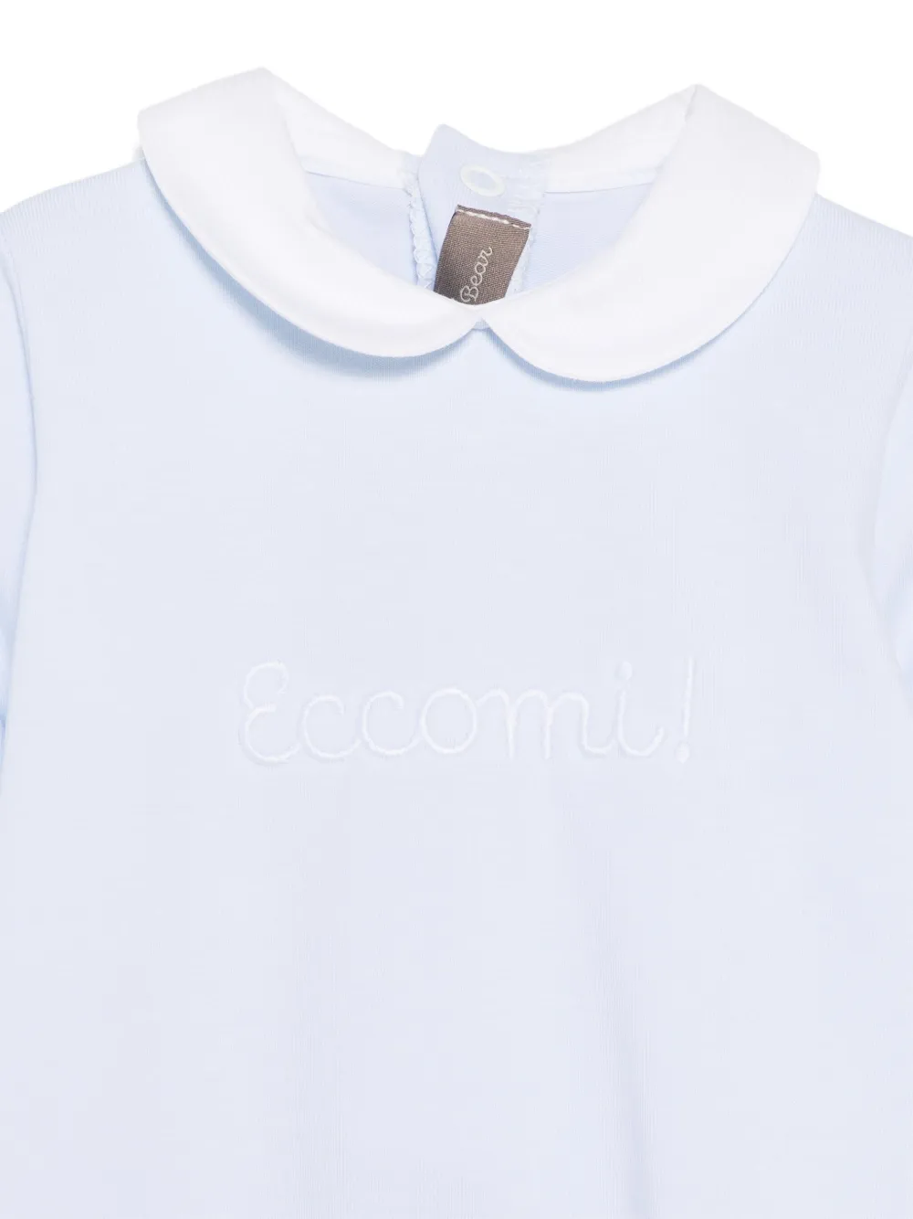 Little Bear Pyjama met geborduurd logo Blauw