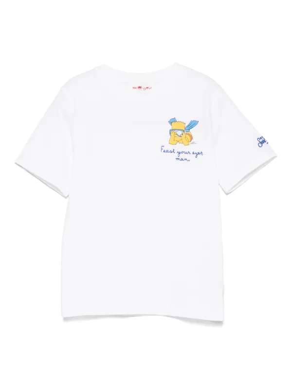 MC2 Saint Barth Kids x The Simpsons T-shirt Bart Bianco