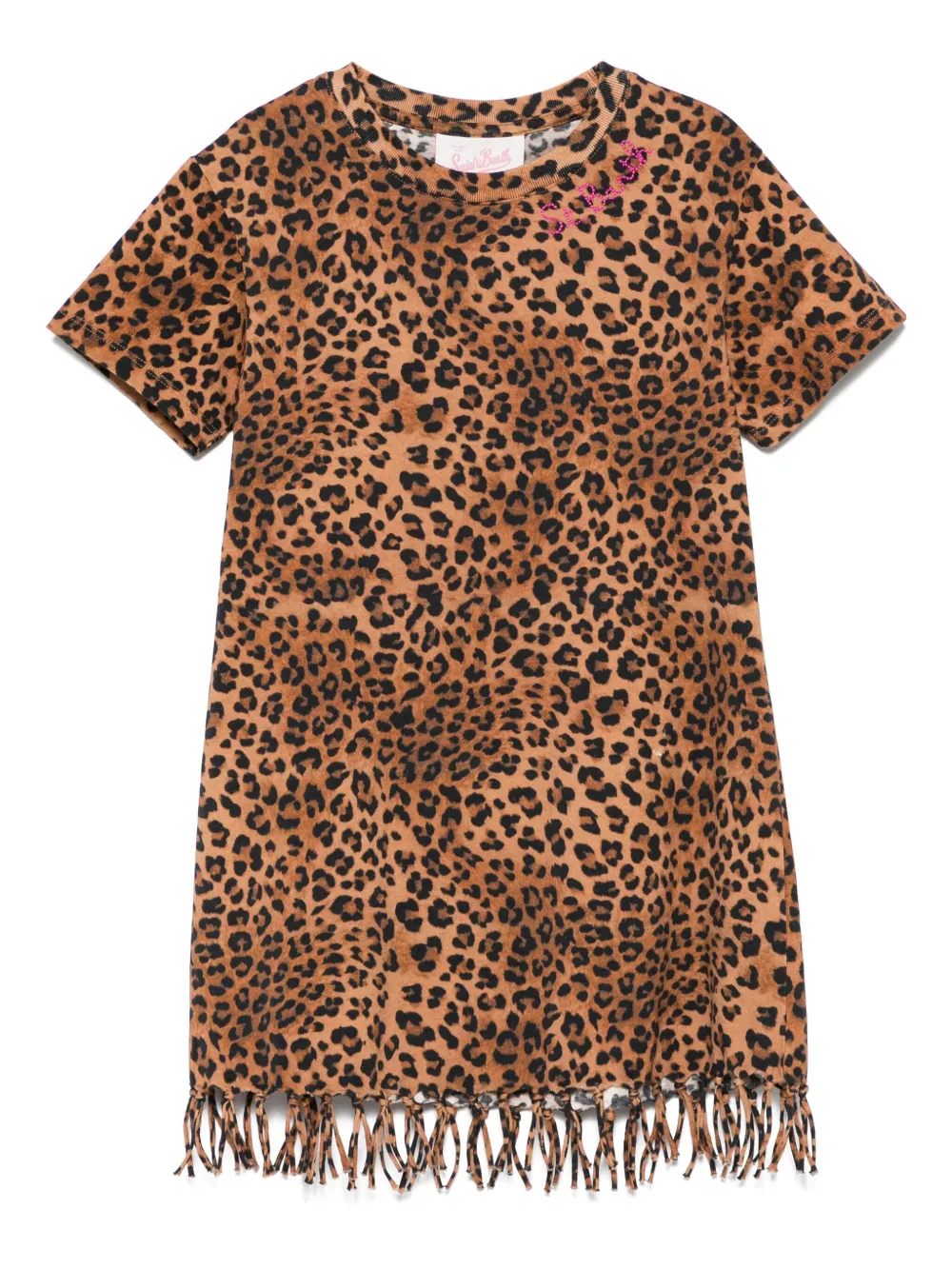 MC2 Saint Barth Kids Abbey ミニワンピース - ブラウン MC2 Saint Barth Kids Abbey ミニワンピース - ブラウン