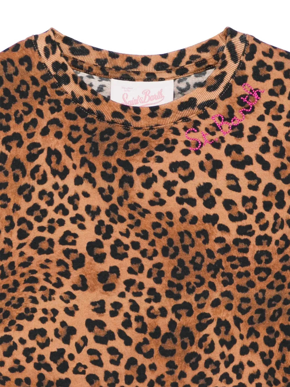 MC2 Saint Barth Kids Abbey mini-jurk Bruin