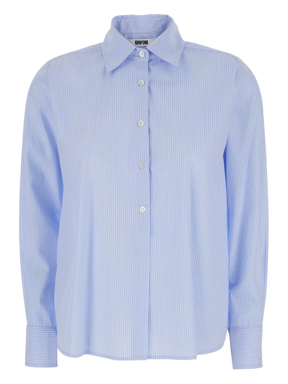 Mauro Grifoni camisa con rayas estampadas | azul | Image 1