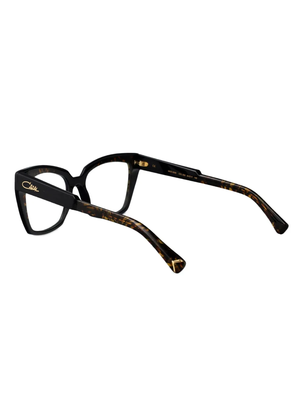 Cazal Bril met logoprint Zwart