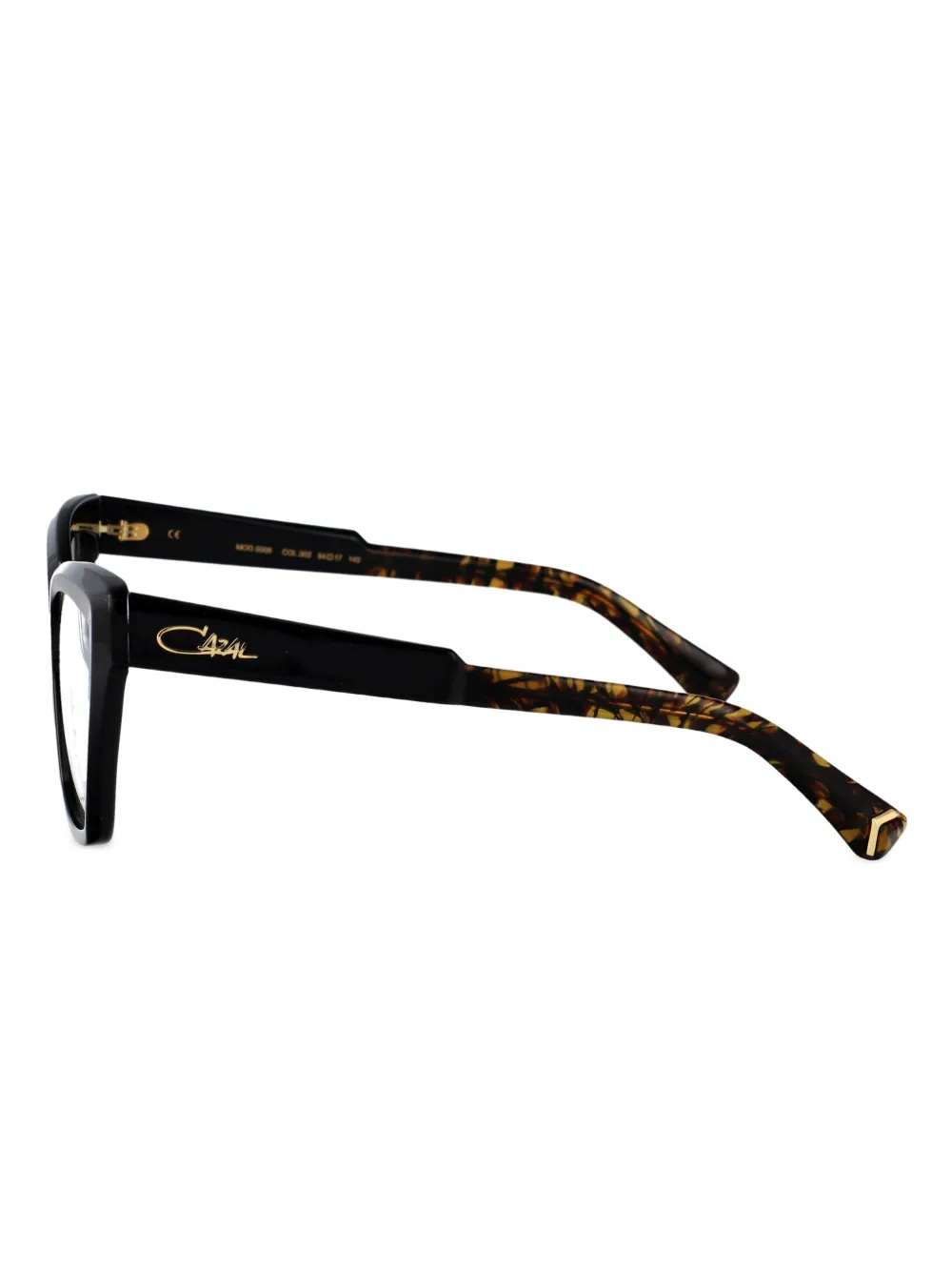 Cazal Bril met logoprint Zwart
