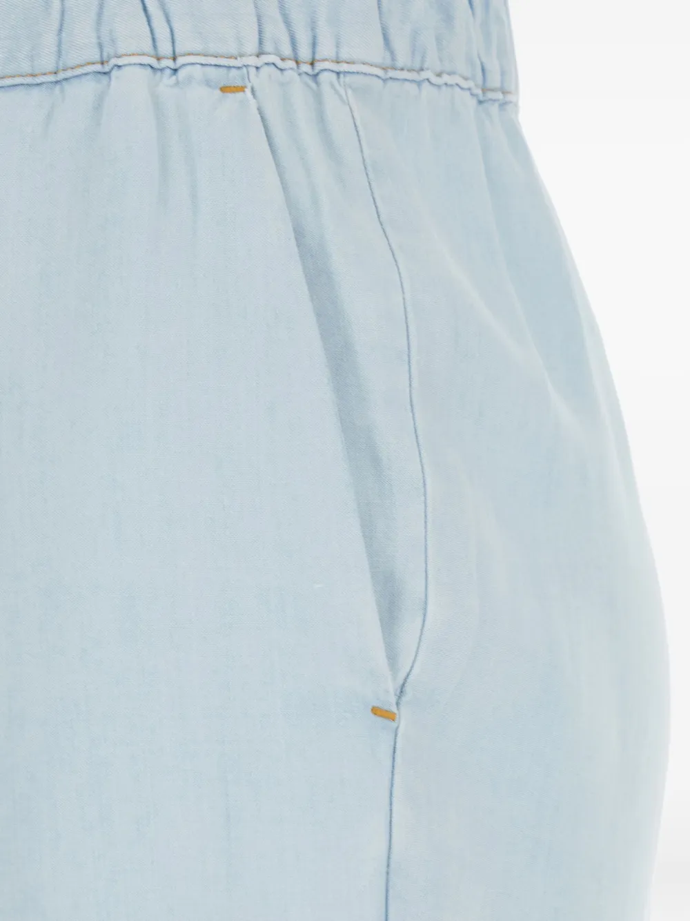 Shop Semicouture Buddy Trousers In Blue