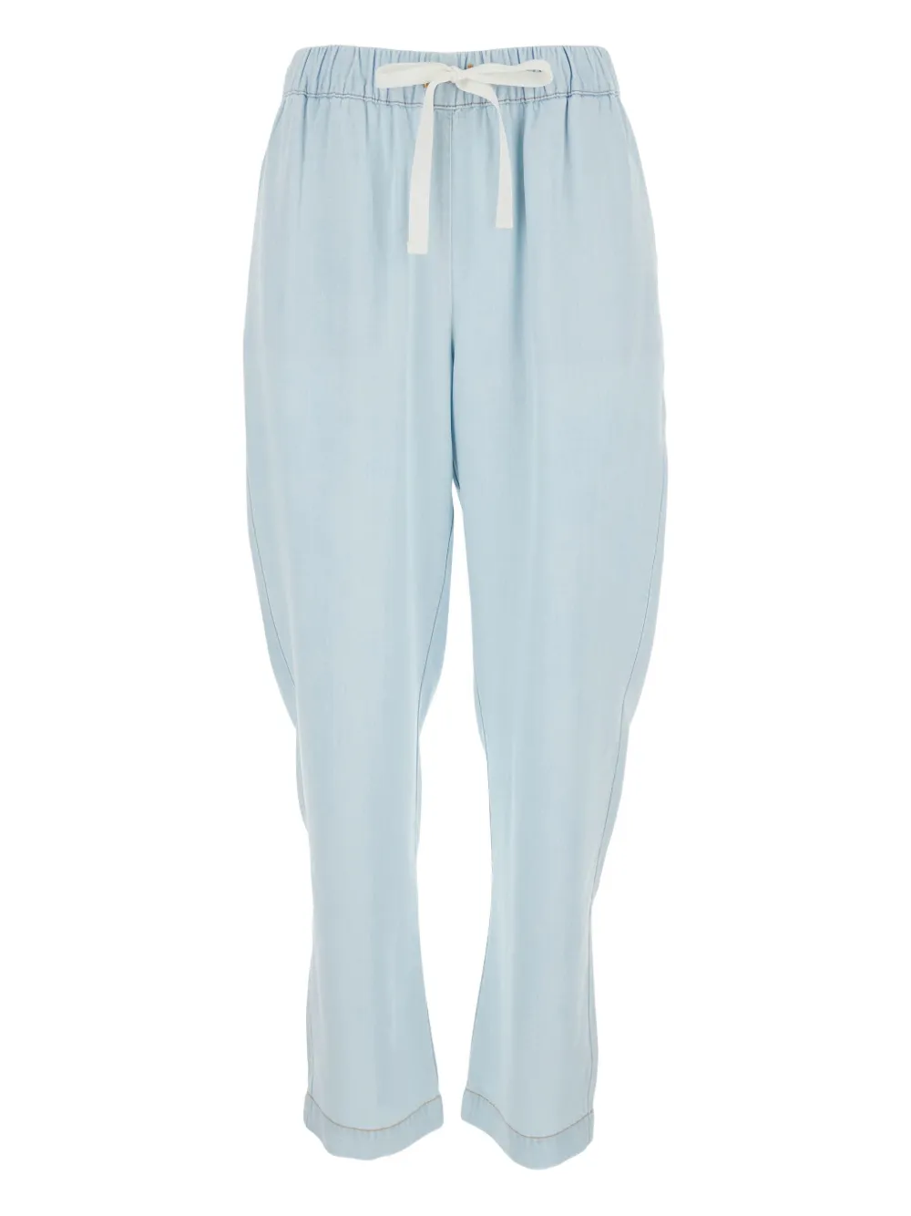 Shop Semicouture Buddy Trousers In Blue