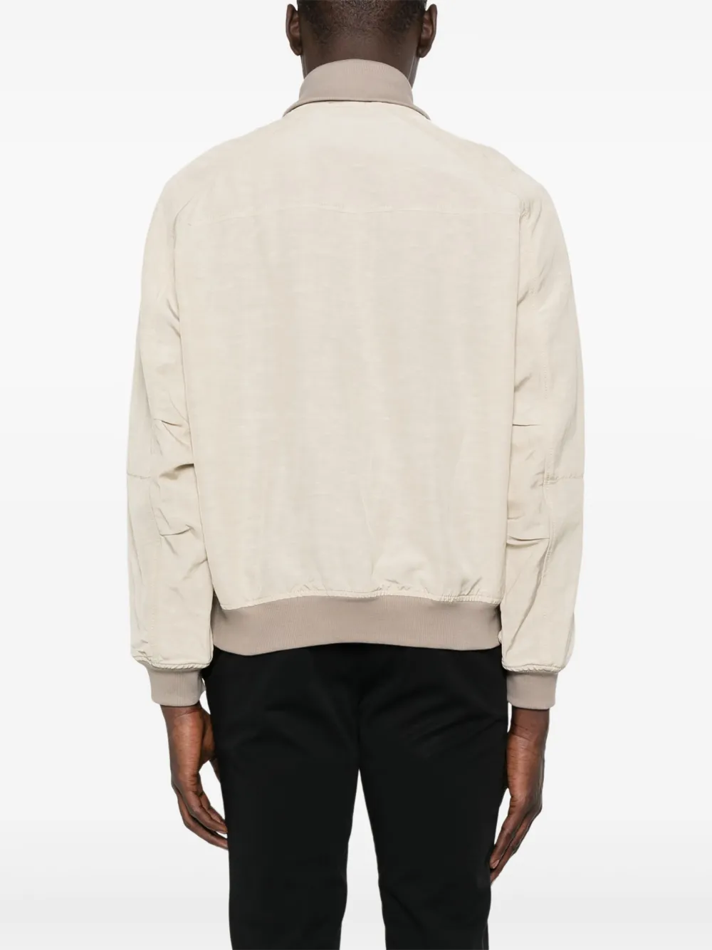 Emporio Armani Jack met slub-textuur Beige