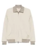Emporio Armani slub-textured jacket - Neutrals