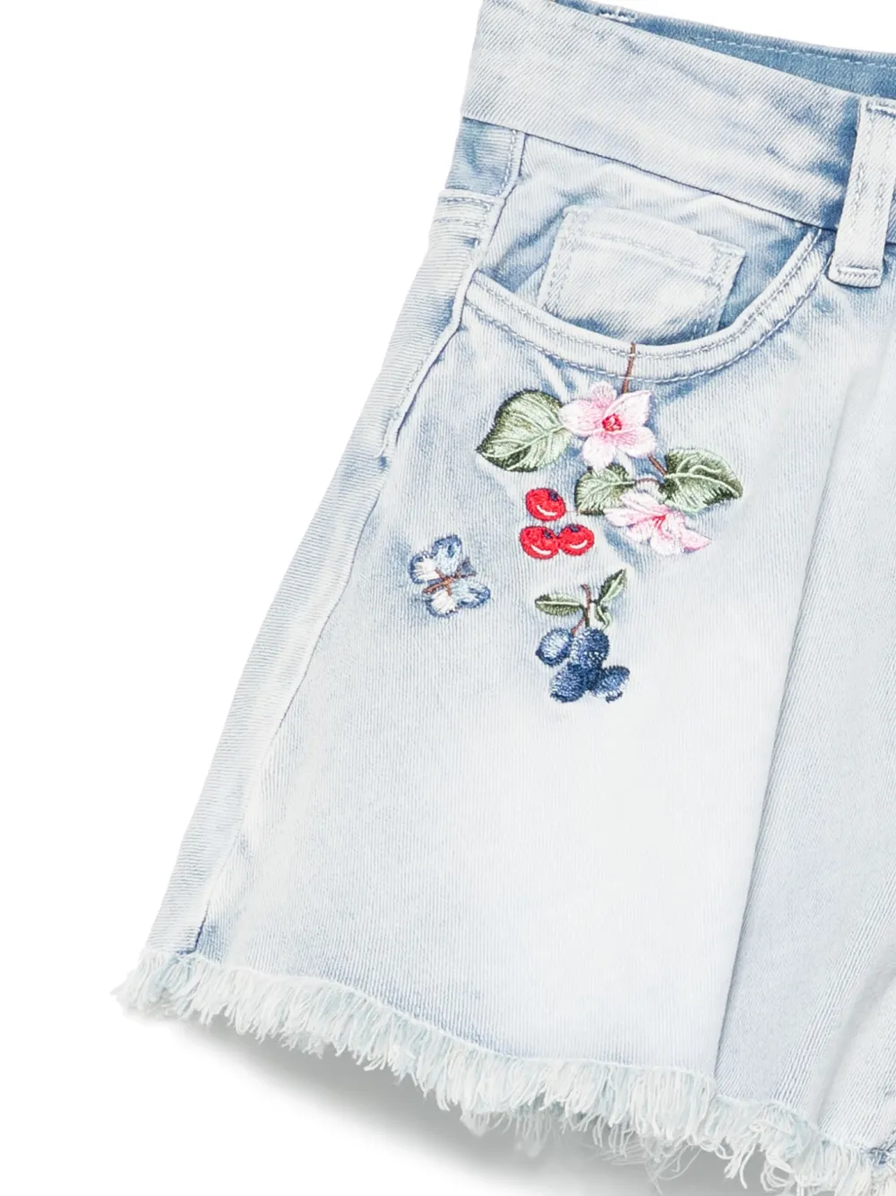 Monnalisa Alice flared shorts Blauw