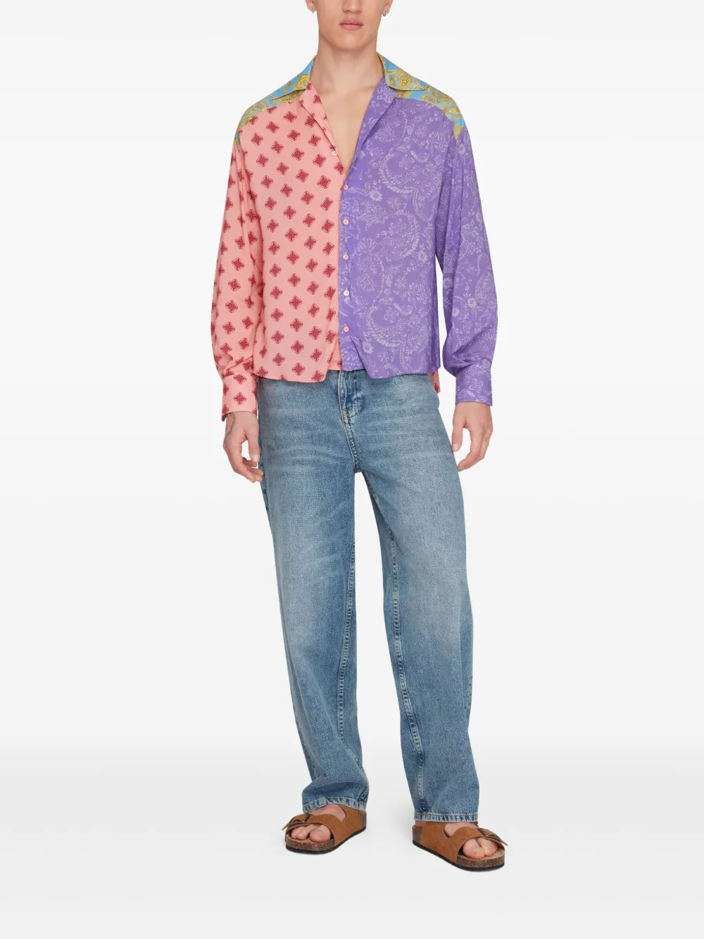 Shop Donde Esteban Paisley Shirt In Red
