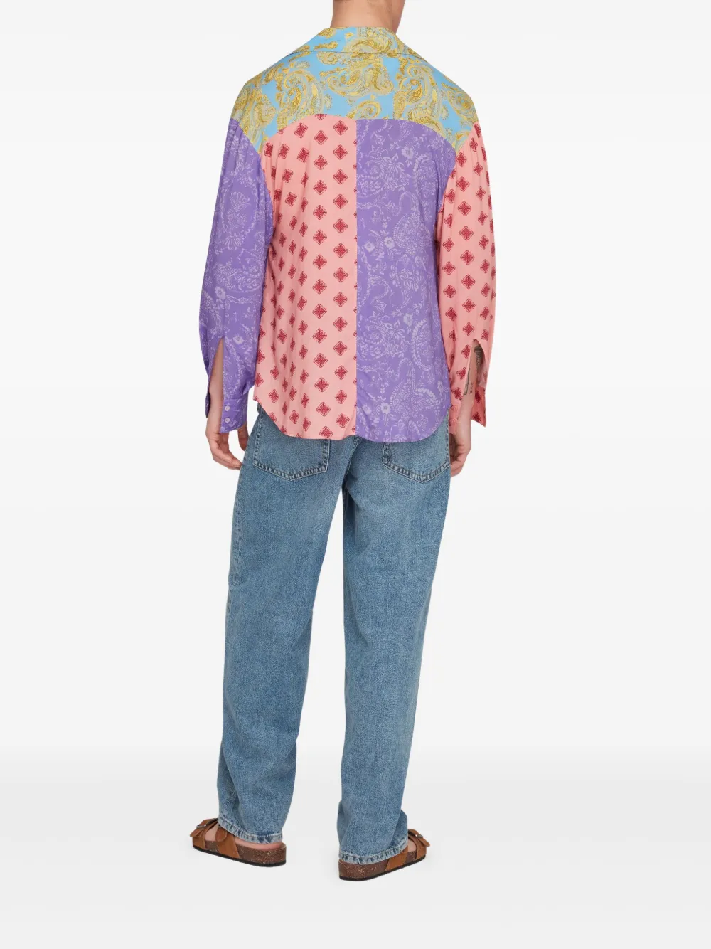 Shop Donde Esteban Paisley Shirt In Red