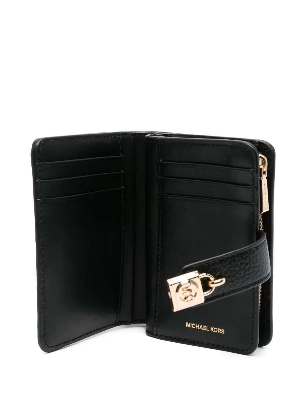 Michael Kors Portemonnee met slot Zwart