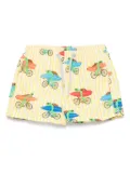 MC2 Saint Barth Kids Jean swim shorts - Yellow