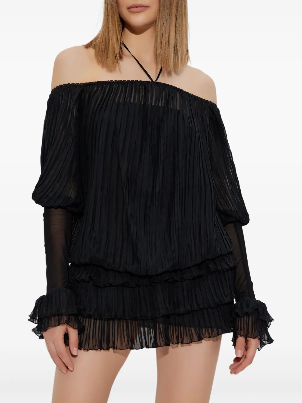 Blumarine Zijden jurk Zwart