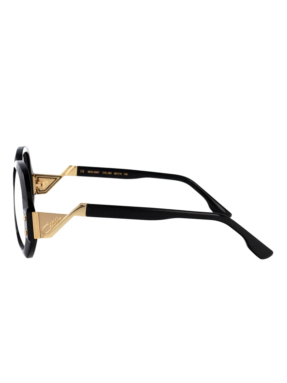 Cazal Bril met oversized montuur Zwart