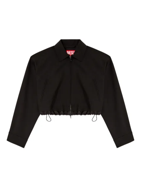 Diesel J-TING cropped zip-front jacket