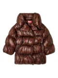 Diesel W-Inona padded coat - Brown
