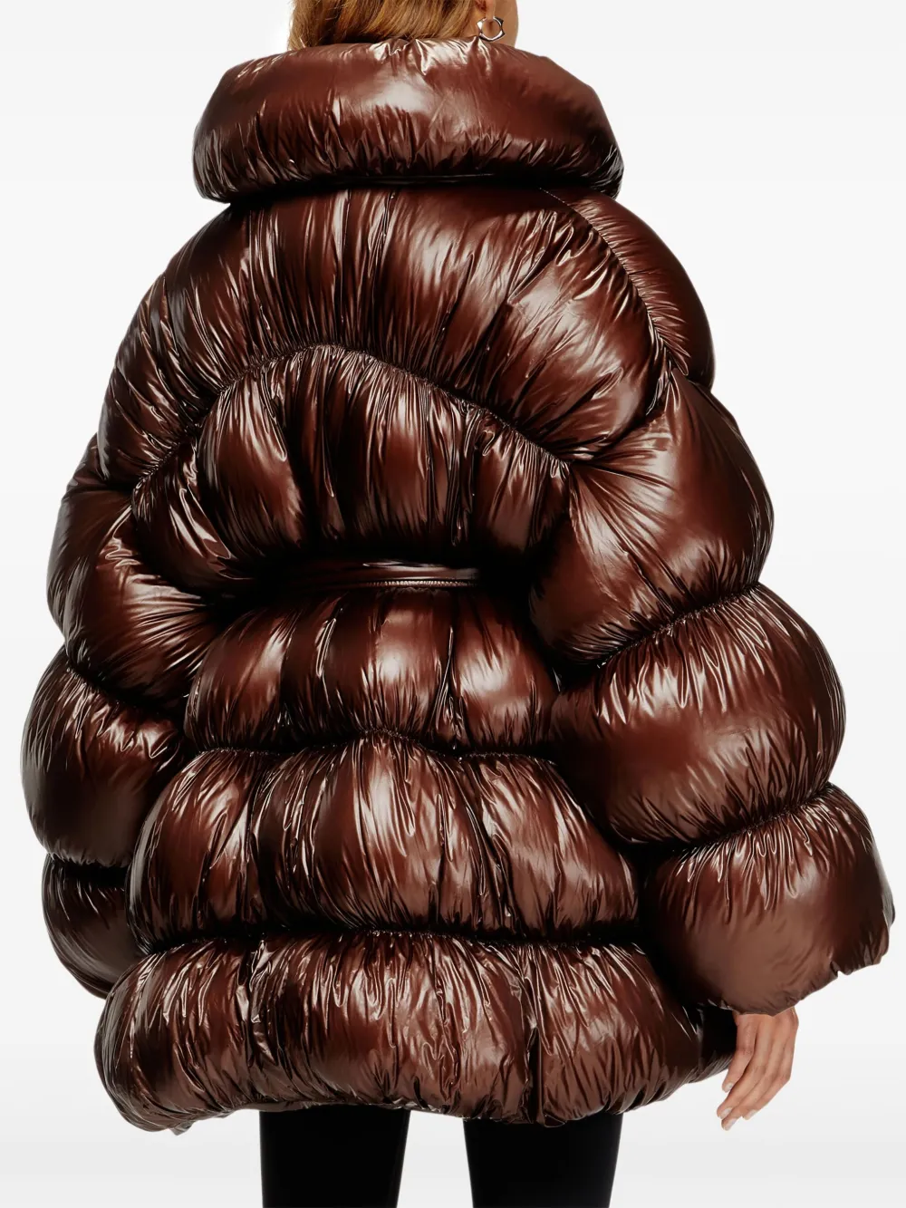 Diesel W-Inona gewatteerde jas Bruin