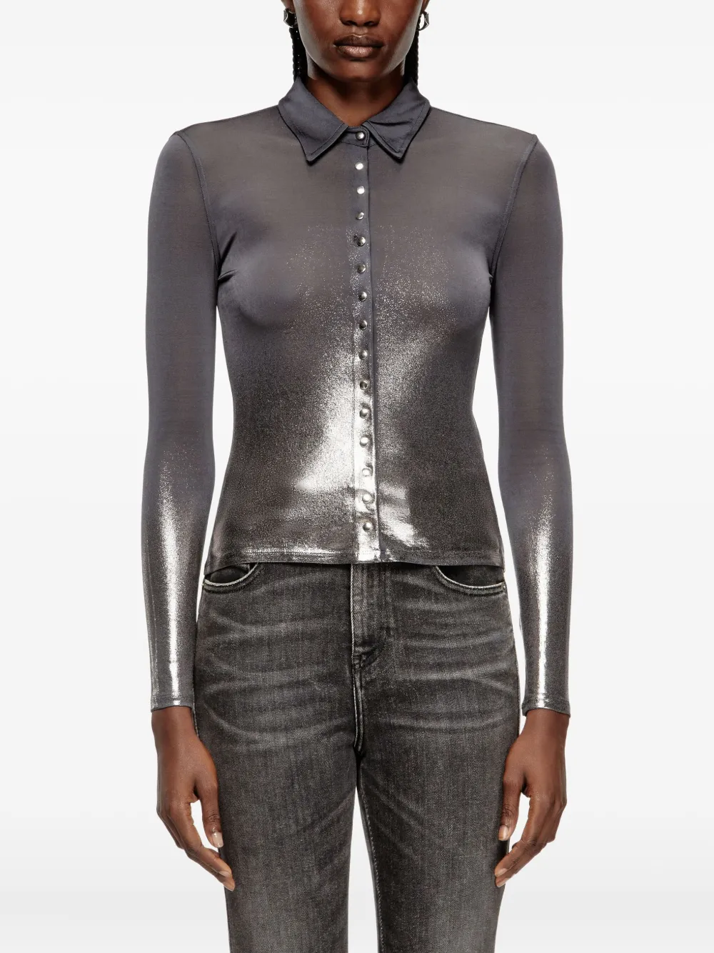 Diesel C-pol Shirt In Brown