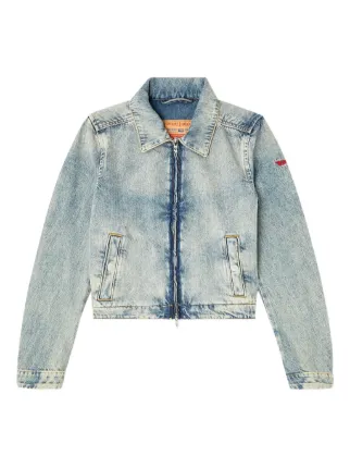 Diesel ジップアップ デニムジャケット | ブルー | FARFETCH JP