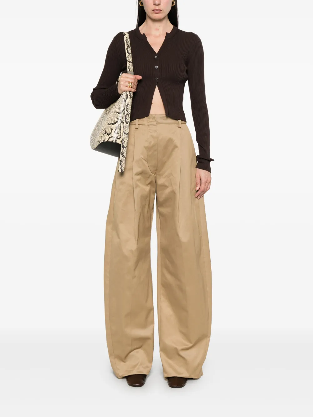 THELATEST Billie broek - Bruin