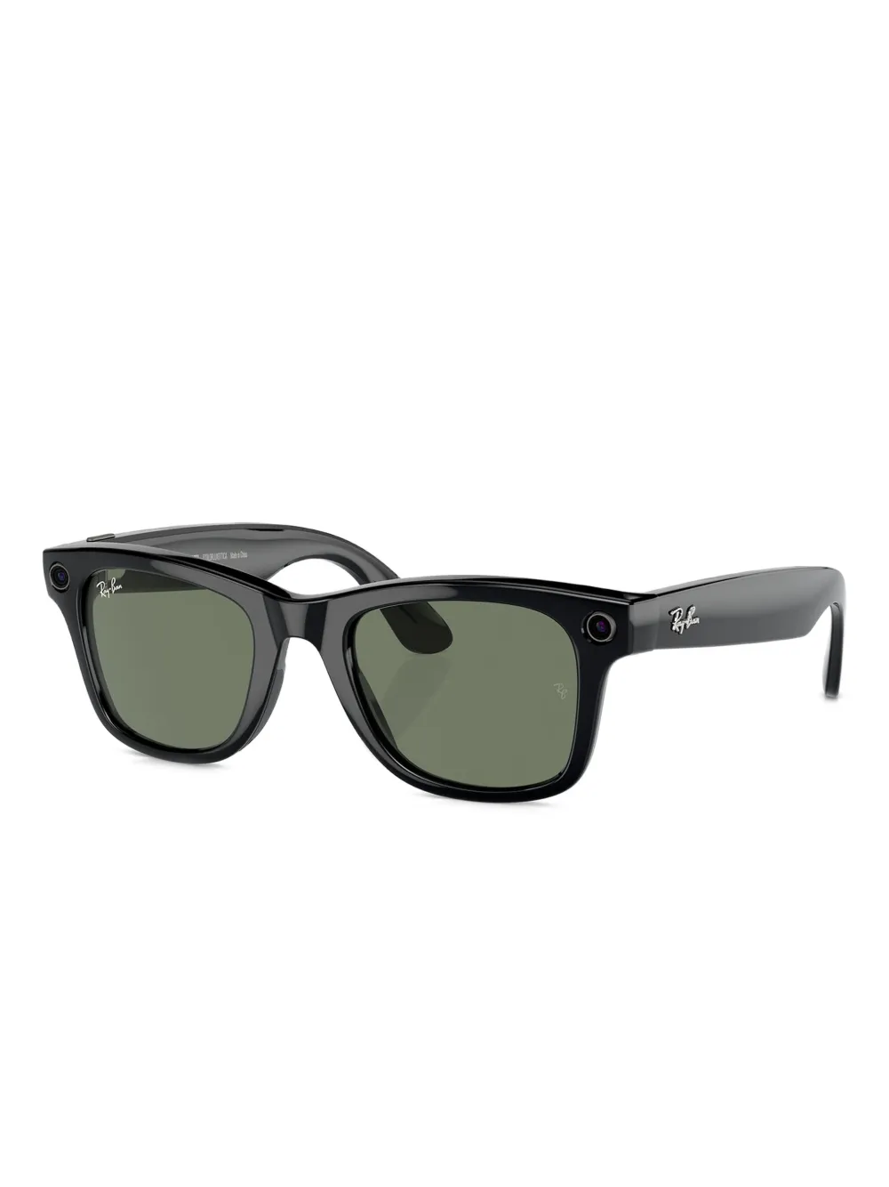 Ray-Ban Zonnebril met rechthoekig montuur - Zwart