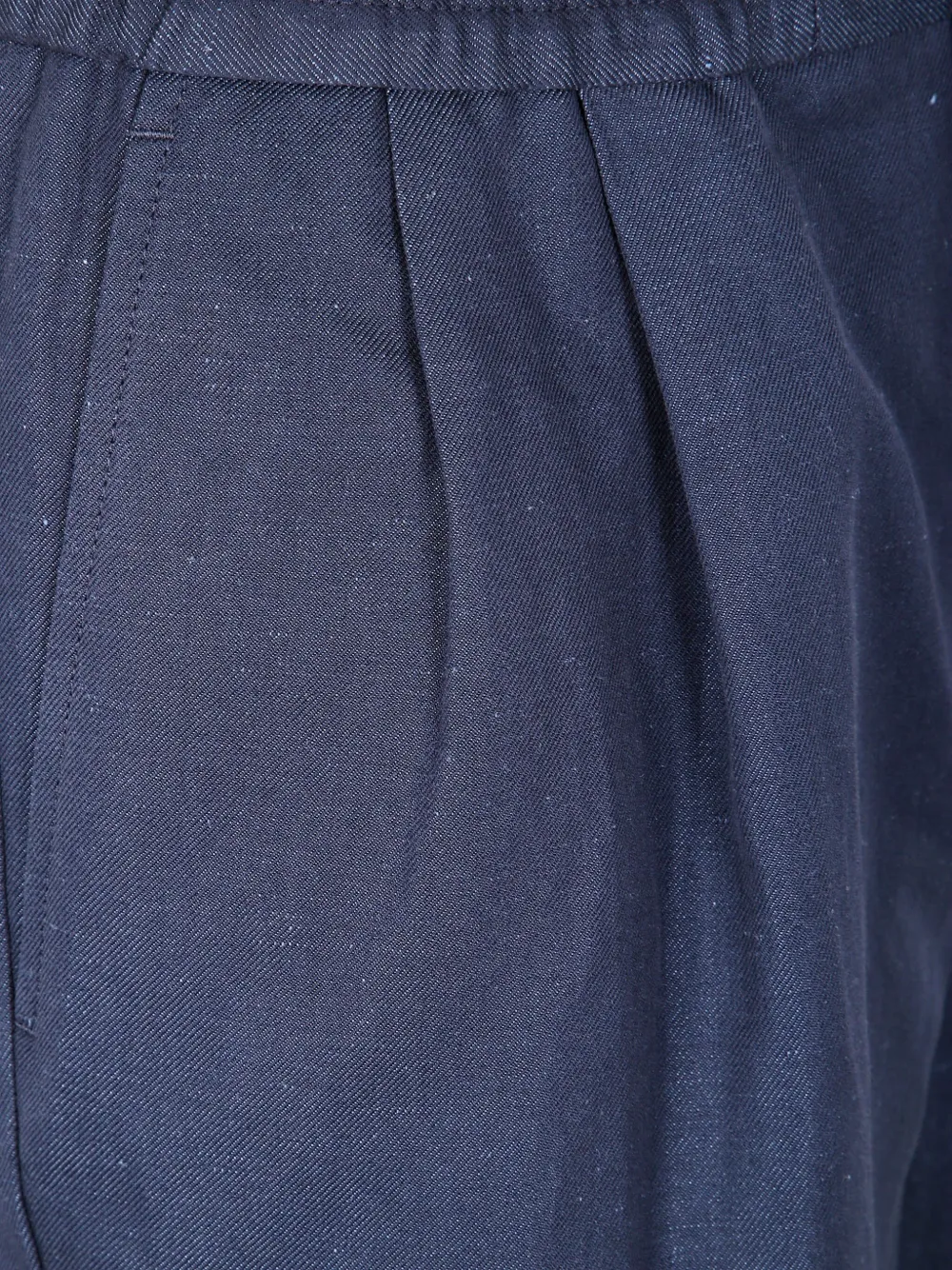 Incotex Shorts met trekkoordtaille Blauw